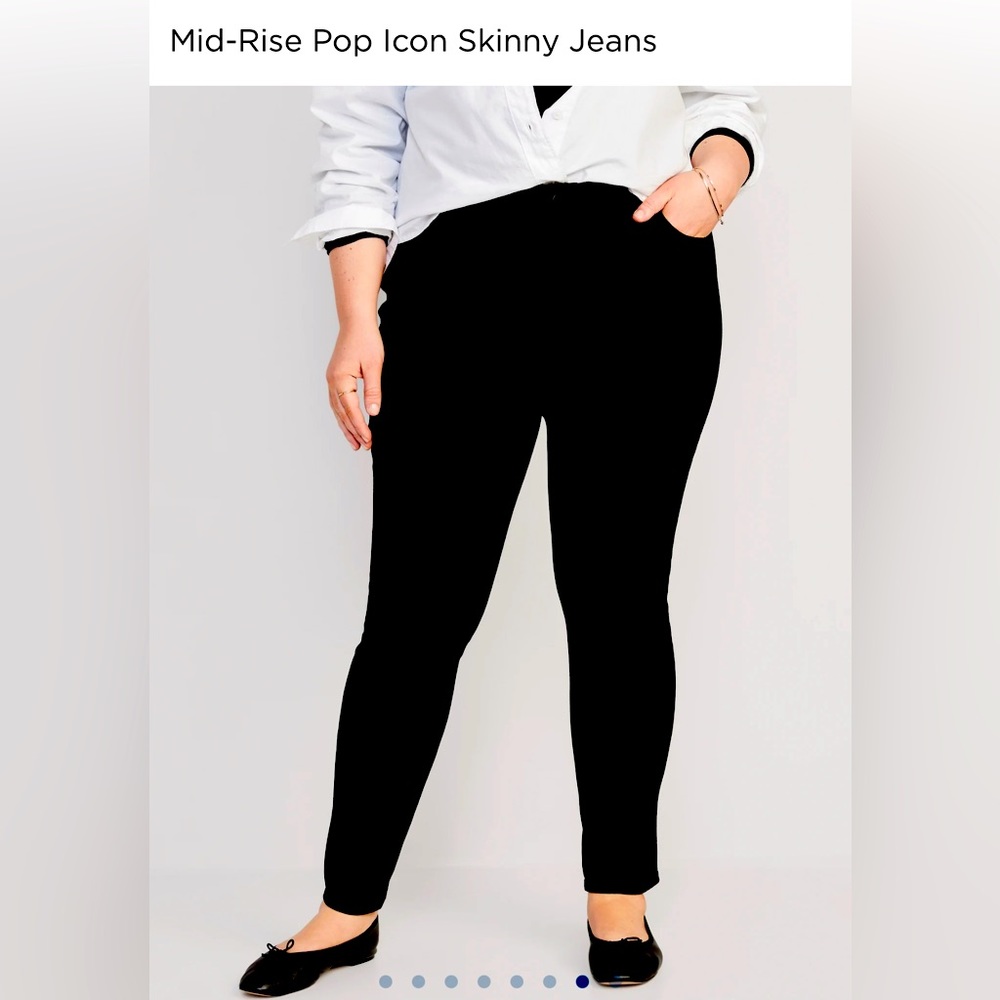Old Navy Pop Icon Skinny Black Jeans Women’s